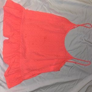 Lilly Pulitzer waffle spaghetti strap tank top